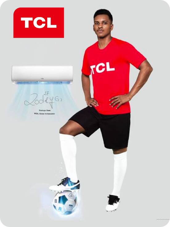 Rodrygo Silva de Goes- Embajador Global de TCL